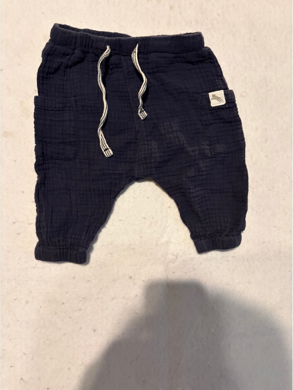 M & M Navy Baby Pants Size 4/6